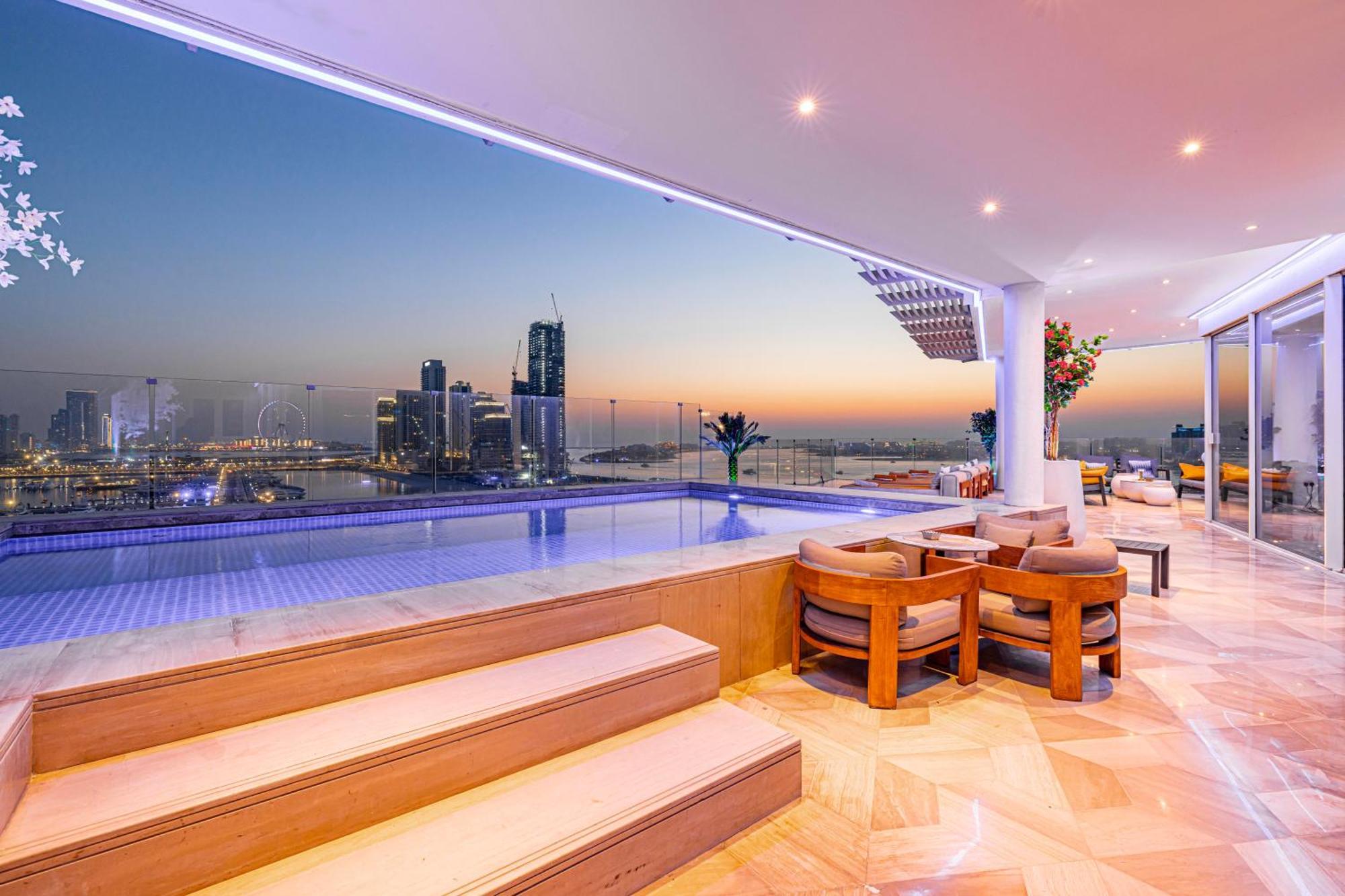 Five Palm Jumeirah 2br Luxury Penthouse , Full Marina View With Private Pool Апартаменти